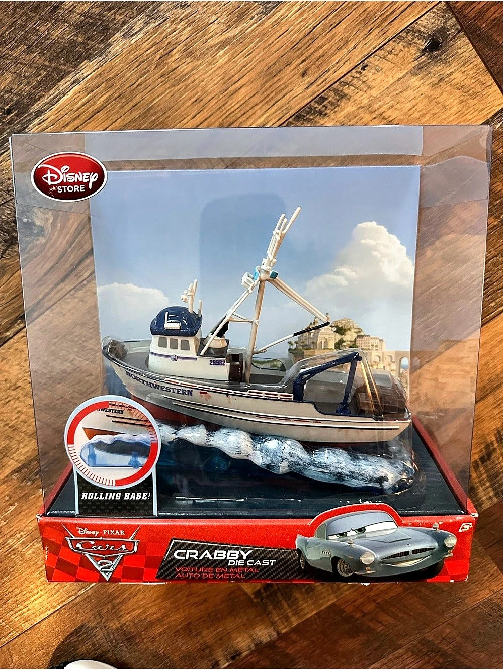 Disney Pixar Crabby Die Cast Cars Die-Cast Boat NWT